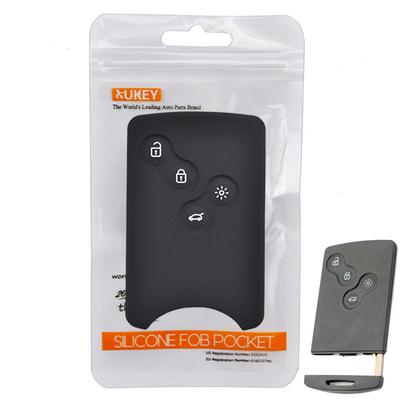 Custodia per Chiave Auto a 4 Pulsanti Portachiavi per Renault Laguna Megane Scenic Clio Captur Fluence Koleos Logan Duster Sandero Auto