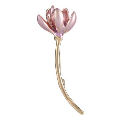 Retro Chinese Lotus Brooch: High-End, Niche Jewelry Accessory
