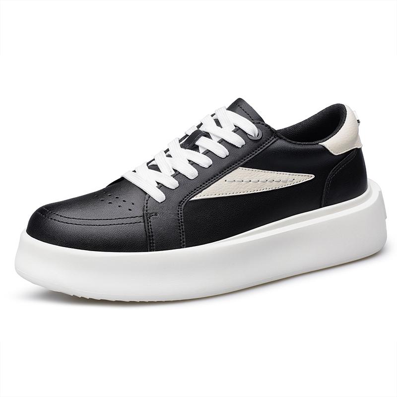 Fashion Genuine Leather Casual Shoes High Quality Mens Sneakers Luxury  Male Skateboard Footwear Versatile Vulcanize Shoes Driving Shoes