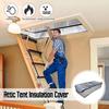 Attic Tent Insulation Cover 25x 54x 11 Inch Attic Stairway Sealed Barrier Dust Cover Home Attic Heat Insulation Warming Tools