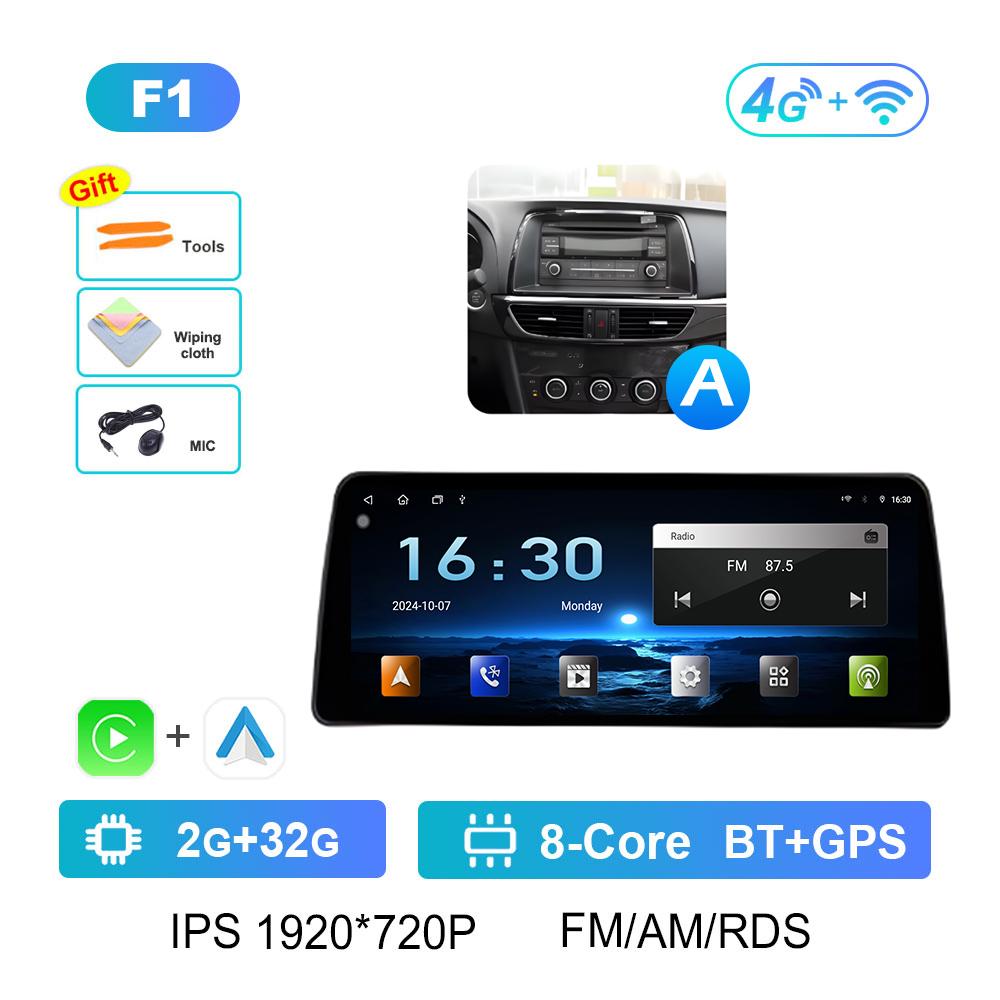 

for Mazda ATENZA 2014 2015 - 2016 Car Multimedia Video Radio Player Wireless Carplay GPS Navigation Accessories Cooling fan WIFI