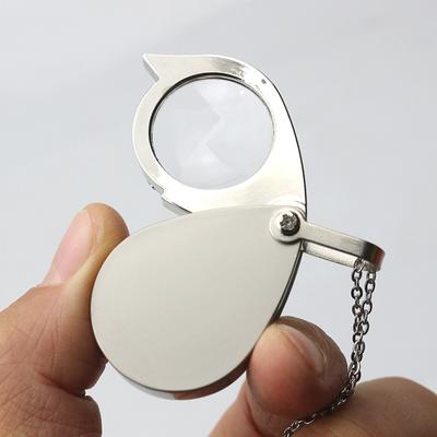 Retro Utility Monocle Lens Necklace 10X Magnifier Inspection Coin Magnifying Glass Pendant Fashion Jewelry For Women Men