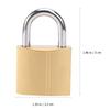 Cadenas Robuste en Fer avec 3 Clés Anse Résistante aux Coupures Double Évacuation pour Temps Pluvieux Idéal pour Tiroir Porte Entrepôt