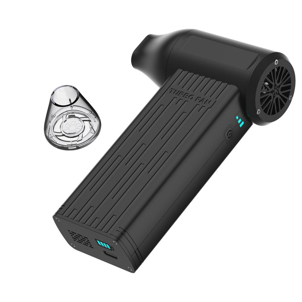 

Мини-турбовентилятор 130000 об/мин, мощный пылесос, инструменты для очистки от пыли чёрный