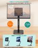 KUUVAN Mobile Monitor Stand Arm VESA Compatible Tabletop Aluminum Compatible with Inches Load Capacity Stepless Angle Height Adjustment Metal Joint