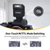 Godox TTL Mini Camera Flash for Intuitive Recycle Approximately 700 Compact Black iT22-N Nikon, Display, 1.5-Second Time, Built-in USB-C Charging,