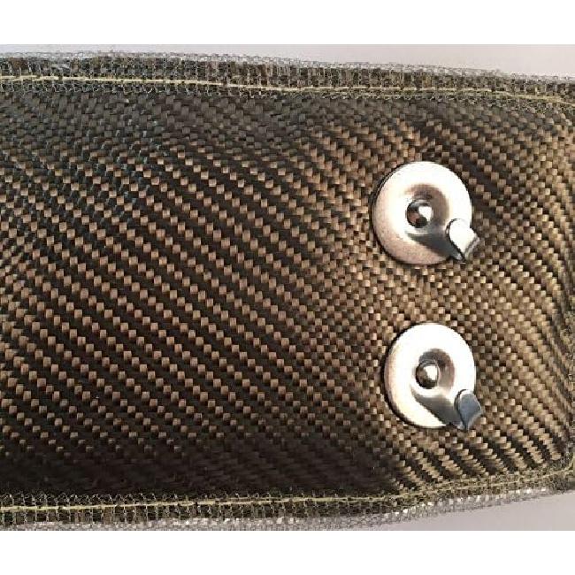 

Turbo Heat Shield Turbocharger Blanket Wrap Spring for Subaru WRX Gold