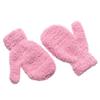 Girls 0-4 Years Old Soft Warm Lovely Baby Coral Plush Mittens Kids Gloves Candy Color Full Fingers