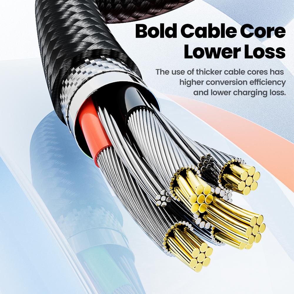 Magnetický kabel Toocki Rychlé nabíjení Micro USB Type C Kabel pro iPhone Samsung Xiaomi Magnetická nabíječka pro mobilní telefon Datový kabel