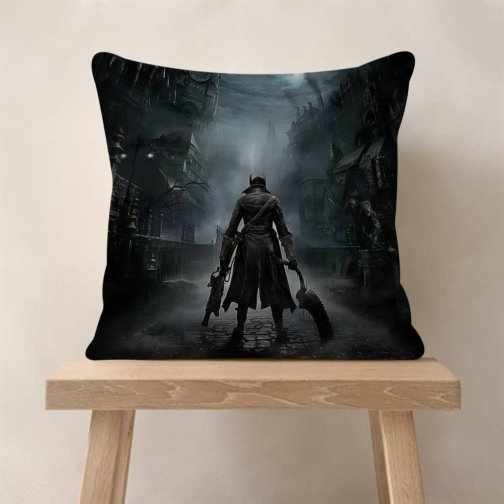 Fantasy Bloodborne Video Game Pillowcase Toon Gift Cushion Cover Bedroom Home Sofa Chair Seat Decor Pillow Case