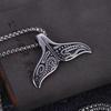 Nový Evropský a Americký Trendy Pánský Univerzální Náhrdelník Personalizovaný Klasický Pánský a Dámský Přívěsek ve Tvaru Rybího Ocasu