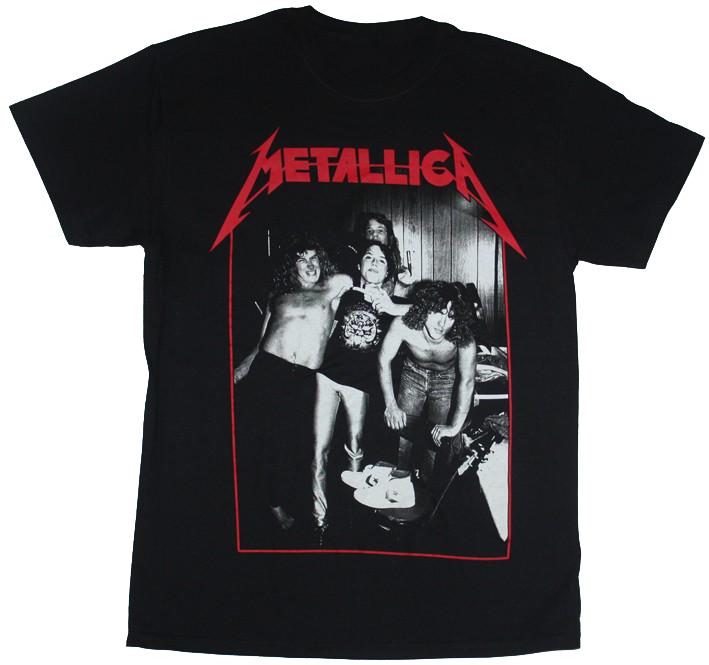 

Черная футболка унисекс Metallica Early Years S