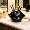 Artistic Lip Sculpture Decor Shaped Storage Box, Decorative 3D Printed PLA Sculpture, Unique Vanity Accessories Creative Art Ornament for Makeup