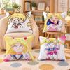 Anime Sailor Moon Magical Cushion Cover Personalized Soft Plush Pillow Living Room Home Sofa Bedroom Office Car Cushion