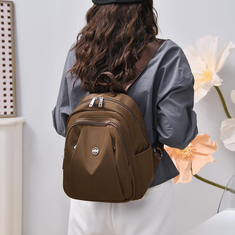 Fashion Daypack for Women Top Quality Waterproof Nylon Backpack Large Capacity School Bag Student Bookbag Ladies Travel Rucksack
