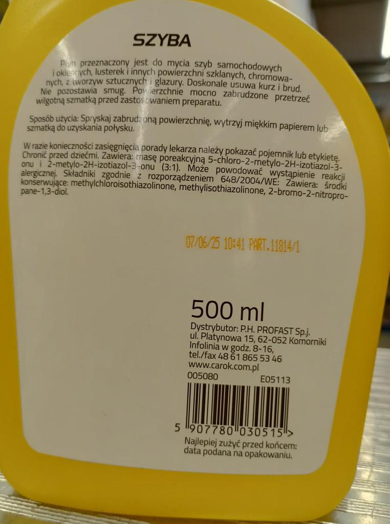 Car window cleaner 500 ml