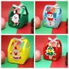 Non-woven Fabric DIY Xmas Candy Bag House Decoracion Snowman DIY Christmas Bag Toy Father Christmas Santa Claus