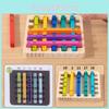 Wooden Rainbow Sticks Puzzle Toy For Kids Brain Teaser Logic Development And Educational Play
