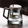 Creative Tea Separation Glass Teapot 650ML One-button Filtering Teapot  Drinkware
