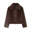 The new French-style elegant and fashionable faux fur effect coat 5320872