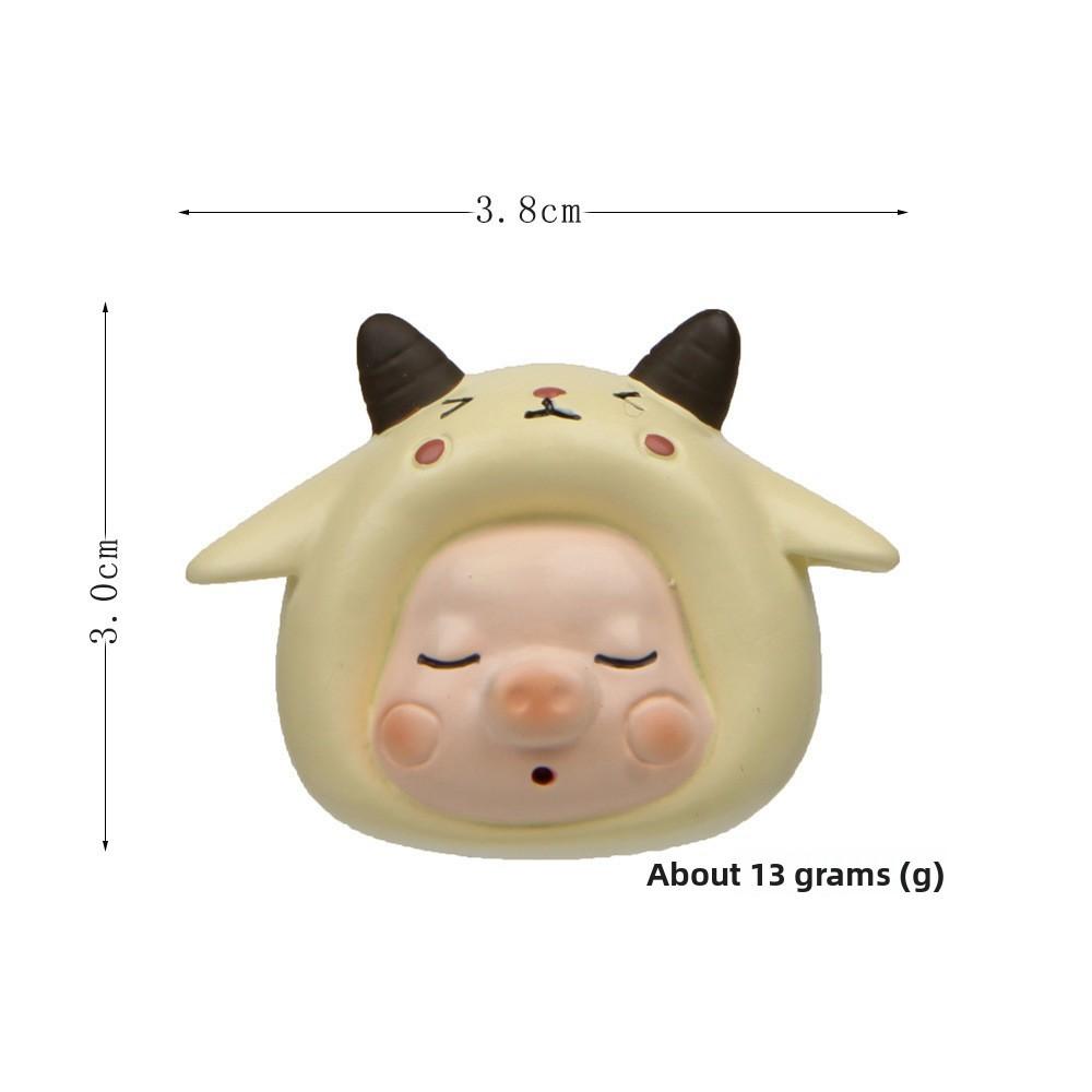 Penguin Jenny Pig Cartoon Resin Magnet Clips For Refrigerator Decor And Gift Giving