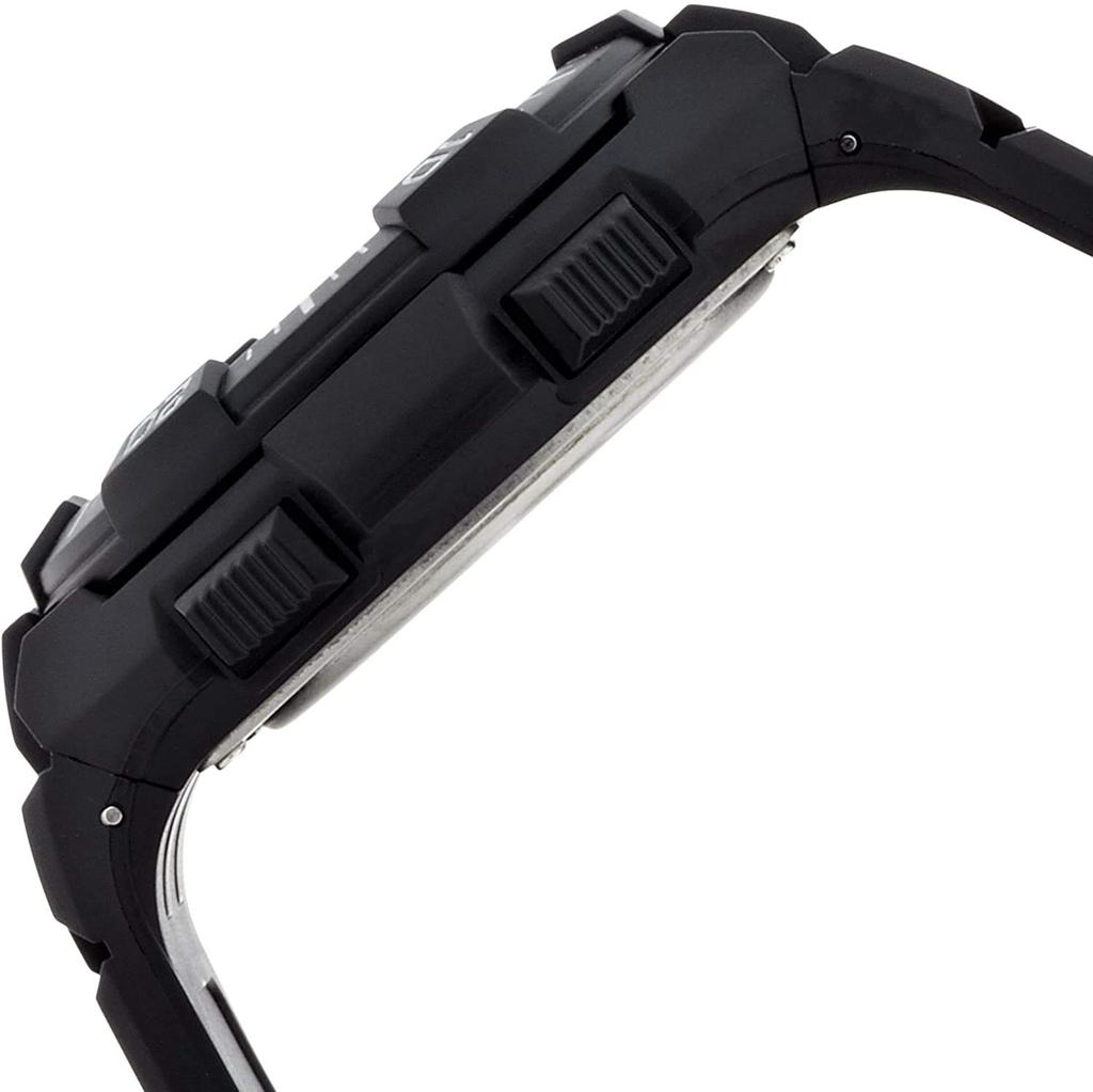 Cue Cue Water Resistant To 10 Solar Black & MD06-305 Men's Watch, ATM, Radio-Controlled Chronograph,