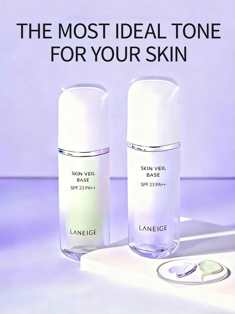LANEIGE Skin Veil Base EX 30ml - Mint Green SPF28 PA++ Primer | Oil-Control & Brightening
