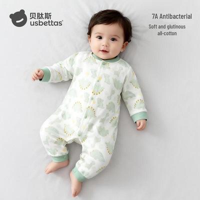 Beitaishi Reiner Baumwoll Unisex Baby Strampler Pyjama