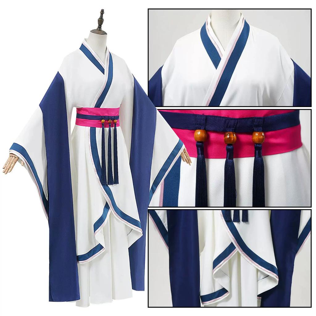 Maomao Cosplay Costume Wig Anime The Apothecary Diaries Gyokuyou Cosplay Women Hanfu Kimono Dress Halloween Party Uniform Suit