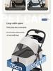 Lightweight Foldable Pet Stroller for Small & Medium Dogs and Cats - Detachable for Outdoor Walks