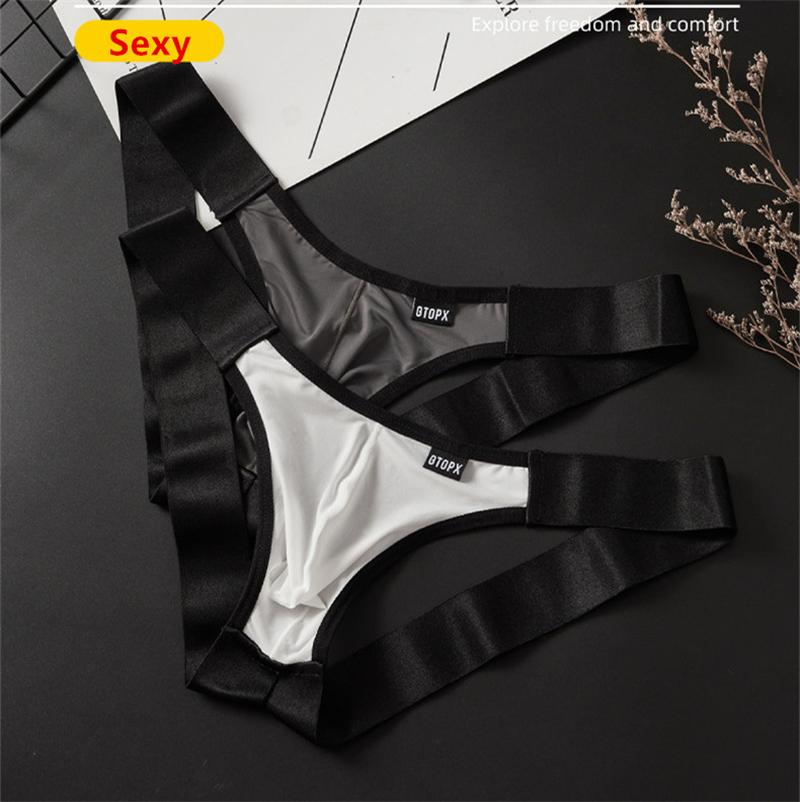Seksowne Męskie Stringi Oddychające G-stringi Majtki Spersonalizowana Bielizna Gejowska Sissy Ropa Interior Hombre Zabawne Majtki GTOPX MAN