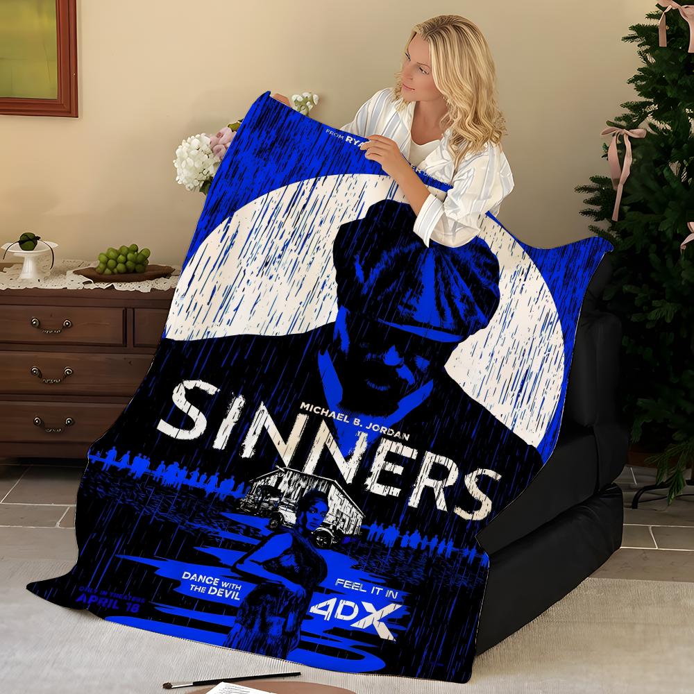 Movie S-Sinners Throw Flannel Blanket, Soft Warm, Durable & Washable cute Cool