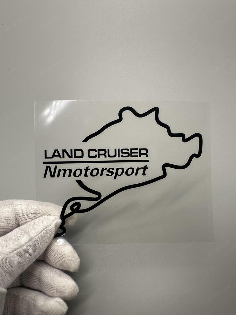 Land Cruiser Fuel Outlet Cover Sticker Rear Glass Rear 250 TRJ250W/GDJ250W Fuel Outlet Racing