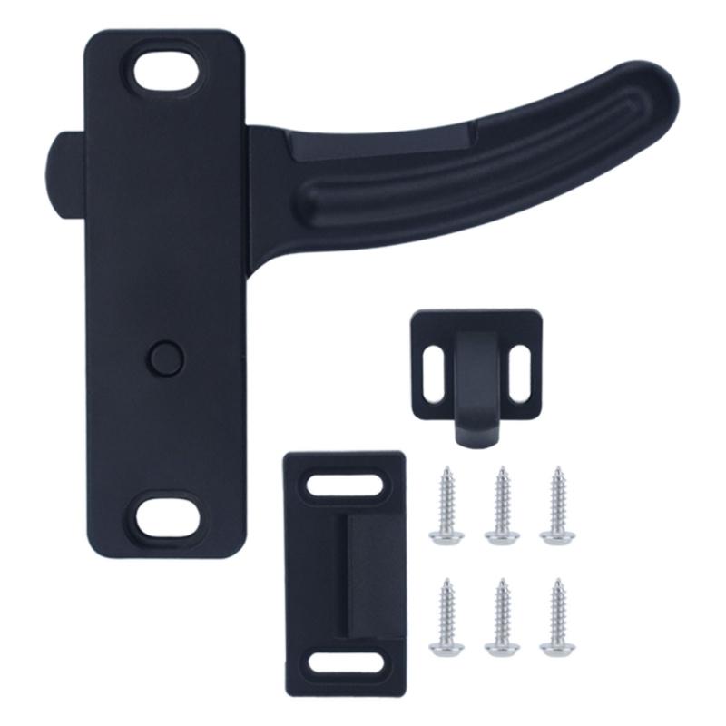 Black Screen Handle Service Set with Screws, Left and Right Pull Handles, Curved Grip Shape for Restoring Worn Screen Panel Pull Points During Daily