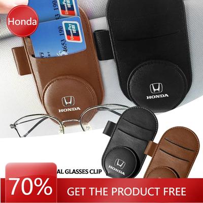 2025 Car New Honda Sun Visor Car Glasses Frame Car Multifunctional Glasses Card Clip For Honda Civic Jazz Accord Pilot Passport