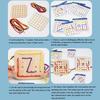 Montessori Teaching Aid Geometry Rope Threading Games Wooden Threading Set Children's Early Education Thinking Training Board