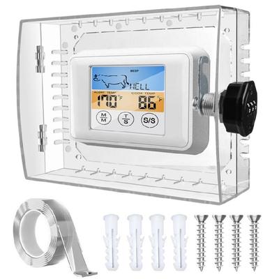 Clear Thermostat Lock Box with Combination Lock Set Wall Mount Thermostat Cover for Enhances Security and Protective