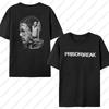 Prison Break Men Vintage T Shirts Tv Series Aesthetic Clothing Michael Scofield Y2k Shirt Streetwear Printed Tshirt Summer Top