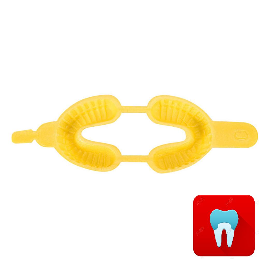 100 Pairs Disposable Dental Tray Fluoride Foam Impression Trays Large Medium Small Size Dentist Materials