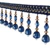 Lace Crystal Beads Accessories Tassels for Curtains European Decorative Hanging Table Edge Pendants in Stock