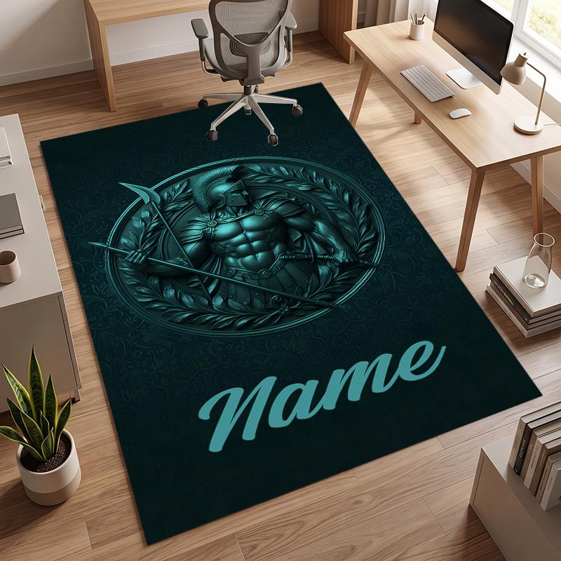 Viking Warrior (1) Personalized Name Office Carpet Stylish Decor for Living Room Bedroom Kitchen