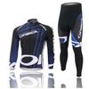 Long Sleeve Cycling Jersey Set Breathable Unisex Road Mountain Bike Apparel