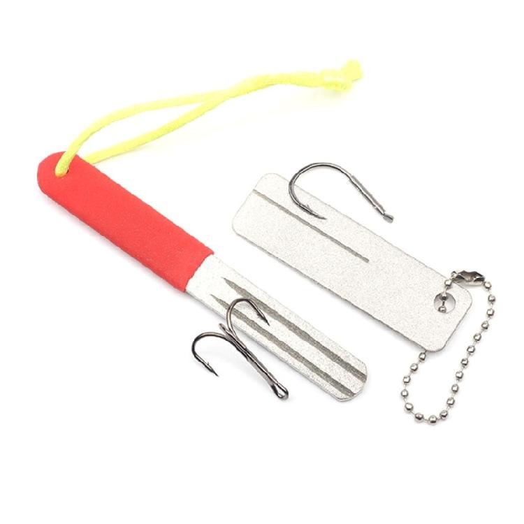 Fish Hook Sharpening Stone Grinding File Fine Mediums Grit Fish Hook Sharpener