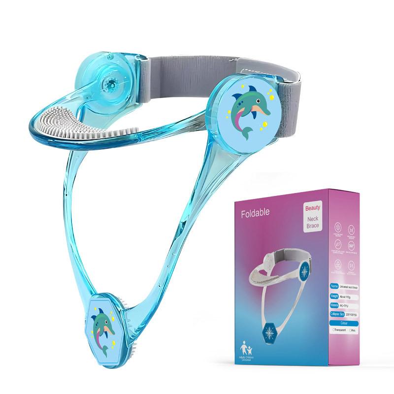 Prevent Head Low Double Chin Adjustable Cervical Traction Device Neck Support Braces Decompressed Spine Posture Correction Pain
