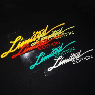 Motorcycle Stickers Limited Edition Car Body Waterproof Reflective Decal