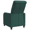 Massage Recliner Dark Green Fabric