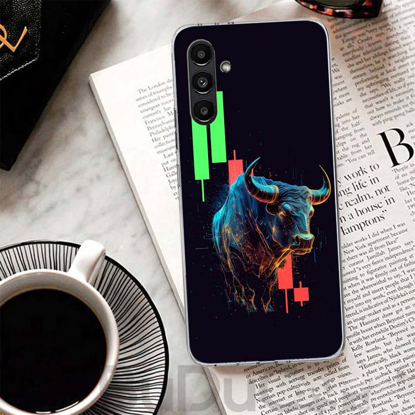 Trade Investment Forex Stock Market Phone Case For Samsung A17 A16 A26 A36 A56 A15 A14 A13 A55 A54 A53 A35 A34 A33 A25 A24 A23 A