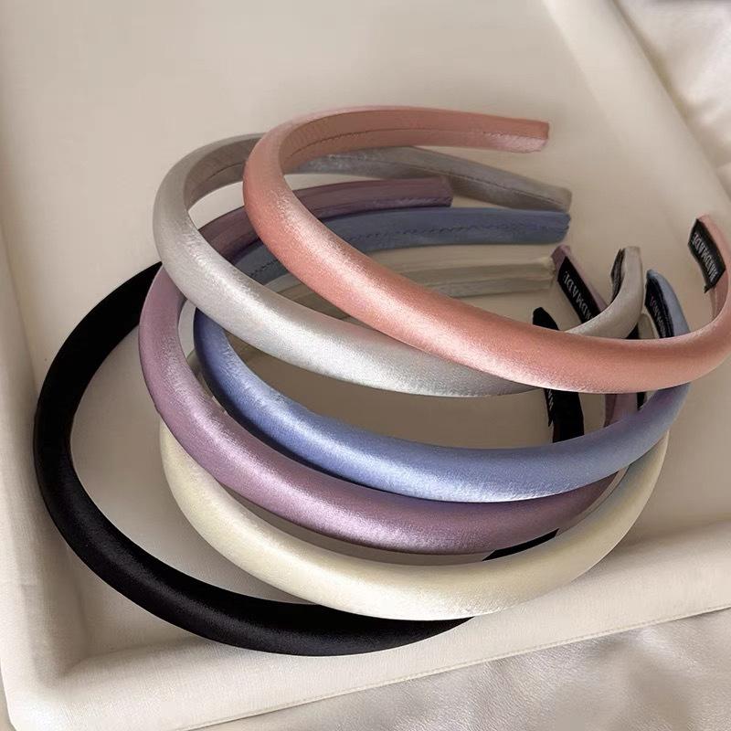 Versatile Satin Headband for Women When Going Out, New Style Pressure Hair Wash Headband, High-end, Foreign, Fashionable Hairpin Headwear