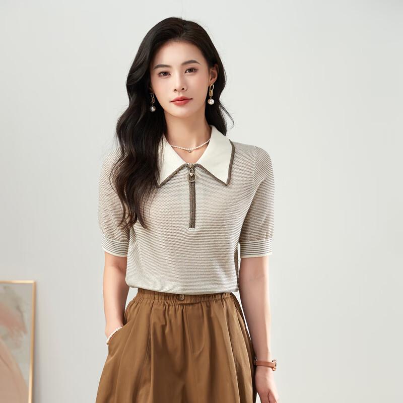 

Iveni Women s Short Sleeve Casual Knit Top S