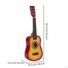 Kids Guitar Great Gift Children's Playable Premium Feel for Beginners Red 21 Inch